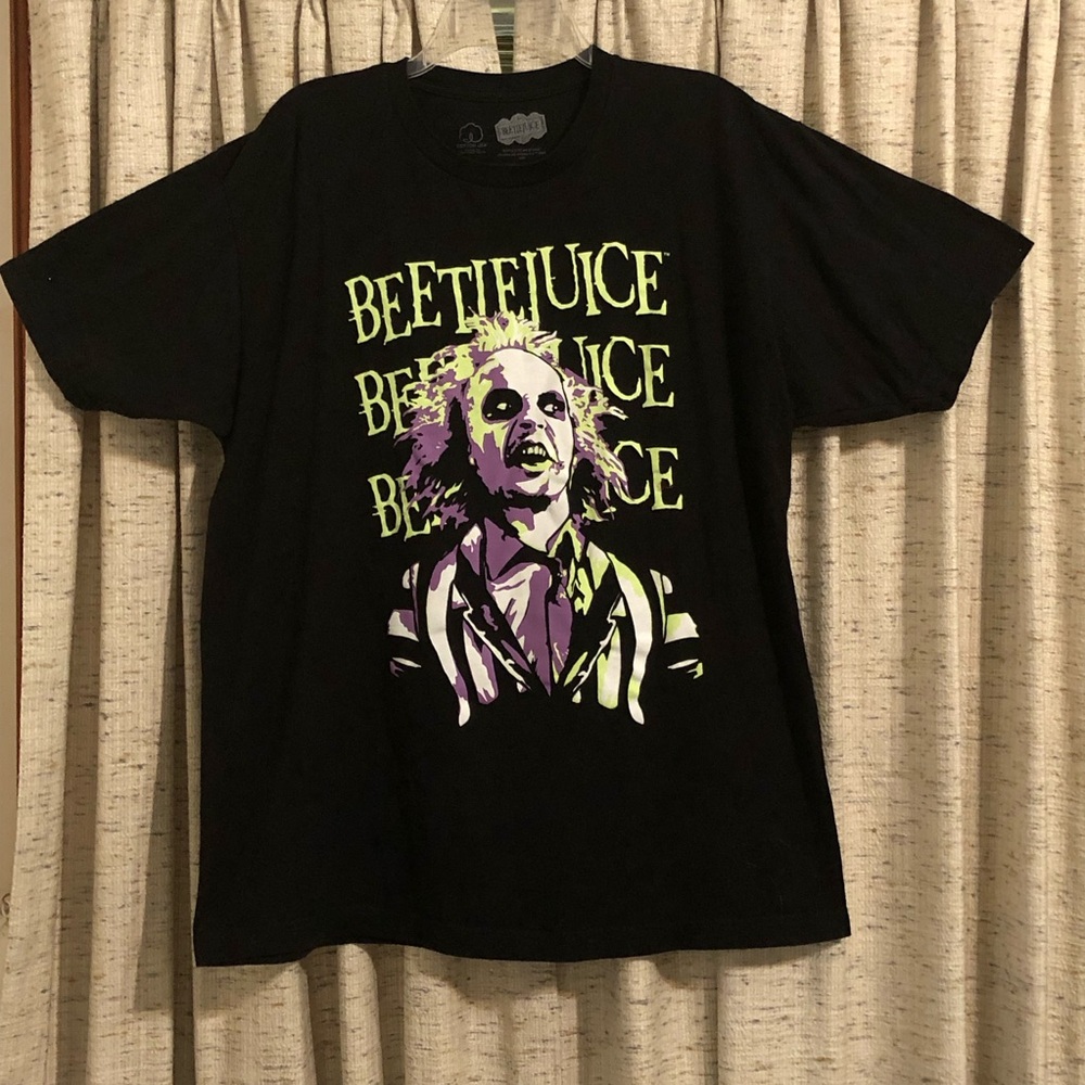 Beetlejuice Beetlejuice Beetlejuice Short Sleeve Graphic Tee